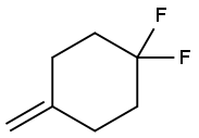 1,1-difluoro-4-methylenecyclohexane Struktur