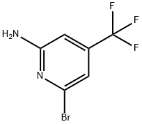 2-Pyridinamine, 6-bromo-4-(trifluoromethyl)- Struktur