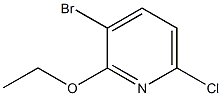 3-Bromo-6-chloro-2-ethoxypyridine Struktur