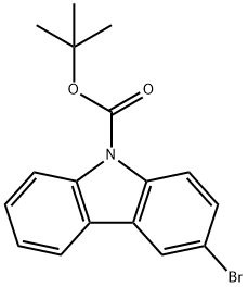 tert-butyl 3-bromo-9H-carbazole-9-carboxylate Structure