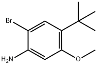 2-Bromo-4-(tert-butyl)-5-methoxyaniline Struktur