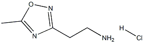 2-(5-Methyl-1,2,4-Oxadiazol-3-Yl)Ethan-1-Amine Hydrochloride Struktur