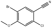 5-bromo-2-chloro-4-methoxybenzonitrile Struktur