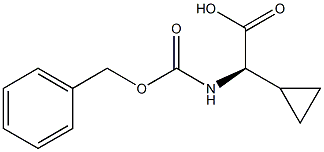 (R)-Benzyloxycarbonylamino-cyclopropyl-acetic acid Struktur