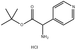 Pyridin-4-yl-glycine tert-butyl ester dihydrochloride Struktur