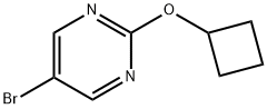 5-bromo-2-(cyclobutyloxy)Pyrimidine Struktur