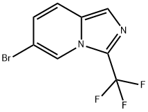 6-bromo-3-(trifluoromethyl)imidazo[1,5-a]pyridine Struktur