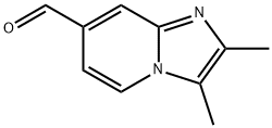 2,3-dimethylimidazo[1,2-a]pyridine-7-carbaldehyde Struktur