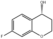 (4R)-7-Fluoro-3,4-dihydro-2H-1-benzopyran-4-ol Struktur