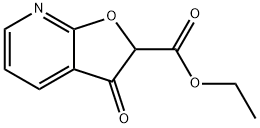 Ethyl 3-oxo-2,3-dihydrofuro[2,3-b]pyridine-2-carboxylate Struktur