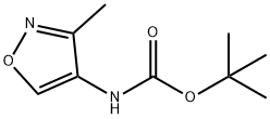 tert-butyl 3-methylisoxazol-4-ylcarbamate Struktur