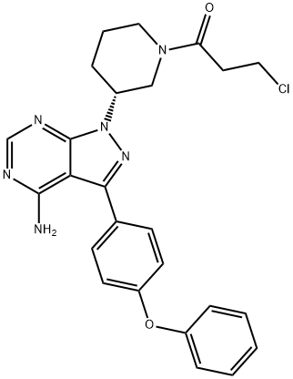 (R)-1-[3-[4-Amino-3-(4-phenoxyphenyl)-1H-pyrazolo[3,4-d]pyrimidin-1-yl]piperidin-1-yl]-3-chloropropan-1-one