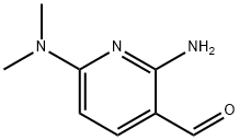 2-amino-6-(dimethylamino)nicotinaldehyde Struktur