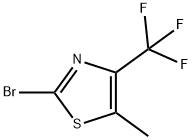 2-bromo-5-methyl-4-(trifluoromethyl)thiazole Struktur