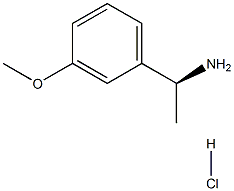 (S)-1-(3-Methoxyphenyl)ethanamine hydrochloride Struktur