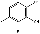 2-Fluoro-3-methyl-6-bromophenol Struktur