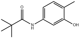 N-(3-Hydroxy-4-methyl-phenyl)-2,2-dimethyl-propionamide Struktur