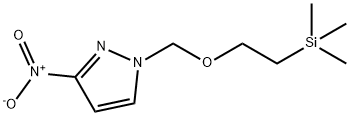 3-nitro-1-[[2-(trimethylsilyl)ethoxy]methyl]-1H-Pyrazole Struktur