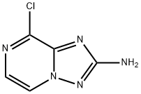 8-Chloro-[1,2,4]triazolo[1,5-a]pyrazin-2-ylamine Struktur