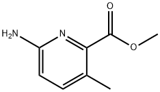 methyl 6-amino-3-methylpicolinate Struktur