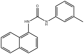 1-(1-NAPHTHYL)-3-(M-TOLYL)UREA Struktur