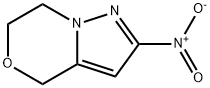 2-nitro-6,7-dihydro-4H-pyrazolo[5,1-c][1,4]oxazine Struktur