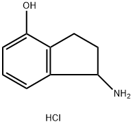 1-Amino-indan-4-ol hydrochloride Struktur