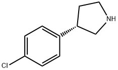 (S)-3-(4-Chloro-phenyl)-pyrrolidine Struktur