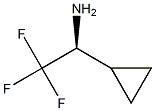 (S)-1-cyclopropyl-2,2,2-trifluoroethanamine Struktur