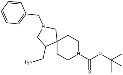 4-Aminomethyl-2-Benzyl-2,8-Diaza-Spiro[4.5]Decane-8-Carboxylic Acid Tert-Butyl Ester Struktur