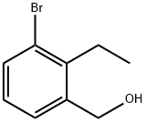 3-bromo-2-ethylbenzenemethanol Struktur