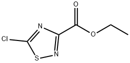 ethyl 5-chloro-1,2,4-thiadiazole-3-carboxylate Struktur