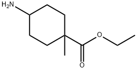 ethyl 4-amino-1-methylcyclohexanecarboxylate Struktur