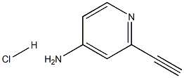 2-Ethynyl-Pyridin-4-Ylamine Hydrochloride Struktur