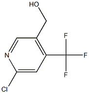 (6-Chloro-4-(trifluoromethyl)pyridin-3-yl)methanol Struktur