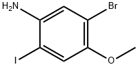 5-Bromo-2-iodo-4-methoxy-phenylamine Struktur