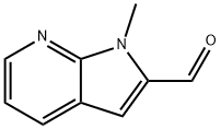 1-Methyl-1H-pyrrolo[2,3-b]pyridine-2-carbaldehyde Struktur