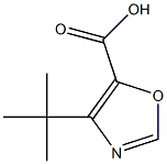 4-(tert-butyl)oxazole-5-carboxylic acid Struktur