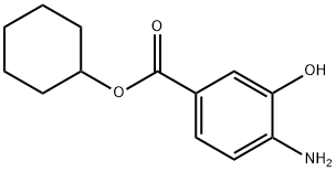 Cyclohexyl 4-amino-3-hydroxybenzoate Struktur