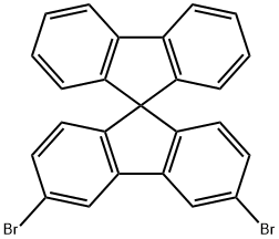 3,6-dibromo-9,9'-spirobi[fluorene] Struktur