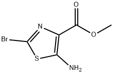 5-Amino-2-bromo-thiazole-4-carboxylic acid methyl ester Struktur