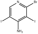 2-Bromo-3,5-diiodopyridin-4-amine Struktur