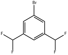 1-Bromo-3,5-bis-difluoromethyl-benzene Struktur