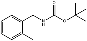 N-[(2-methylphenyl)methyl]carbamic acid 1,1-dimethylethyl ester Struktur