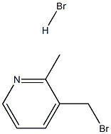 3-(bromomethyl)-2-methylpyridine hydrobromide Struktur