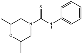 1-(2,5-DIMETHYLMORPHOLINO)-3-PHENYL-2-THIOUREA Struktur