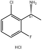 (R)-1-(2-Chloro-6-fluorophenyl)ethanamine hydrochloride Struktur