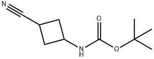 3-(Boc-amino)cyclobutanecarbonitrile Struktur