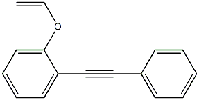 1-(Ethenyloxy)-2-(2-phenylethynyl)benzene Struktur