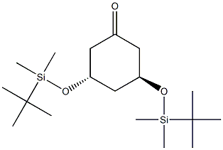 (3S,5S)-3,5-雙(叔丁基甲基甲硅烷氧基)環(huán)己酮, 139356-35-7, 結(jié)構(gòu)式